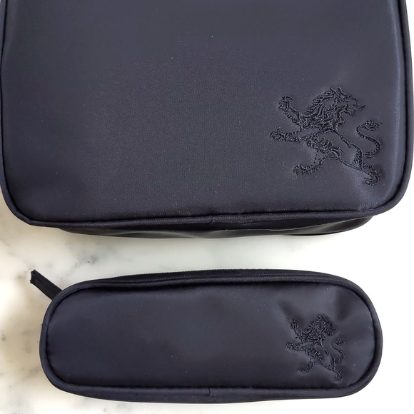 NWOT. Express Woman's cosmetic bags set with embroidered logo. - Picture 3 of 5